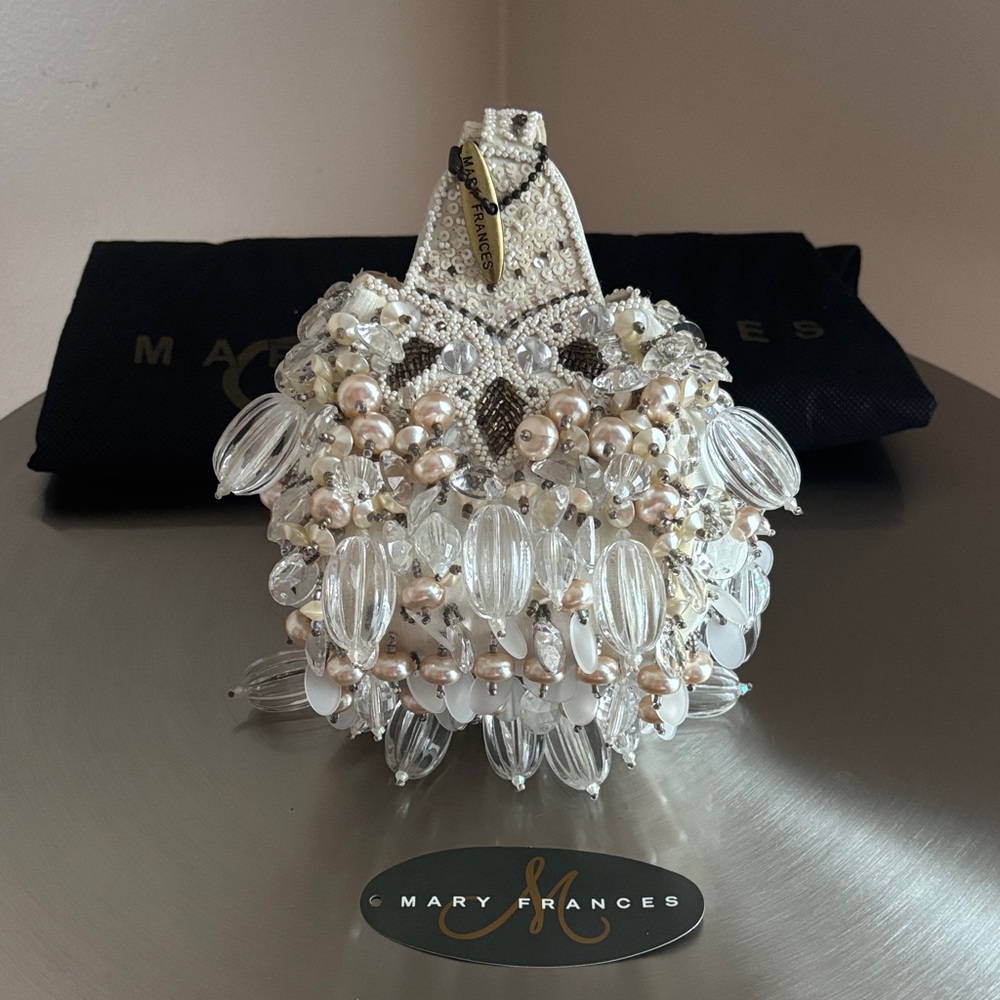 Mary Frances Pearl and Crystal Embellished Bag
